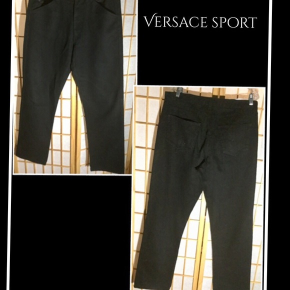 Versace Other - Versace Sport Men’s Black Jeans Sz 35 33inseam